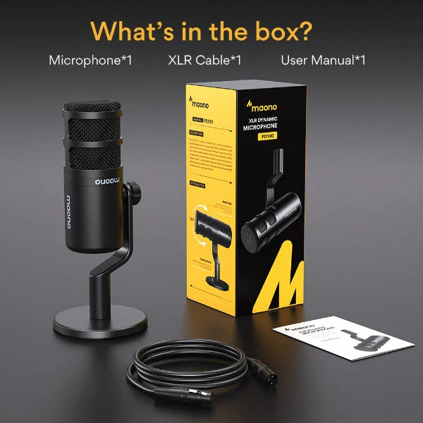 Maono PD100 microfon dinamic XLR pentru Podcast [2]