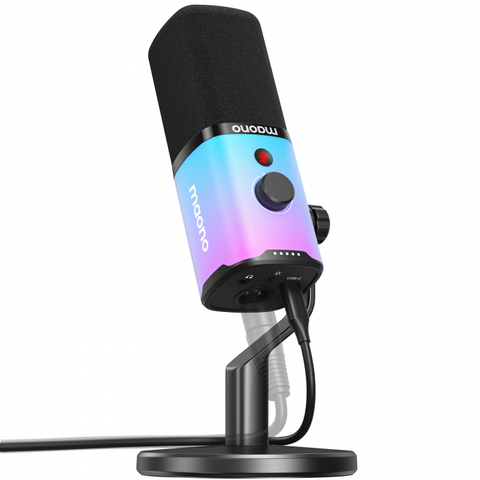 Maono PD100X RGB USB/XLR microfon dinamic pentru streaming [6]