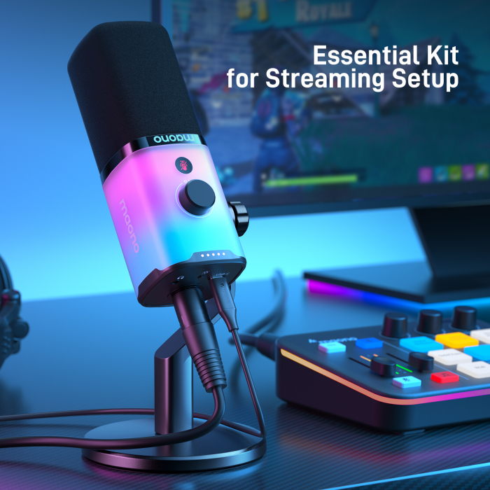 Maono PD100X RGB USB/XLR microfon dinamic pentru streaming [17]