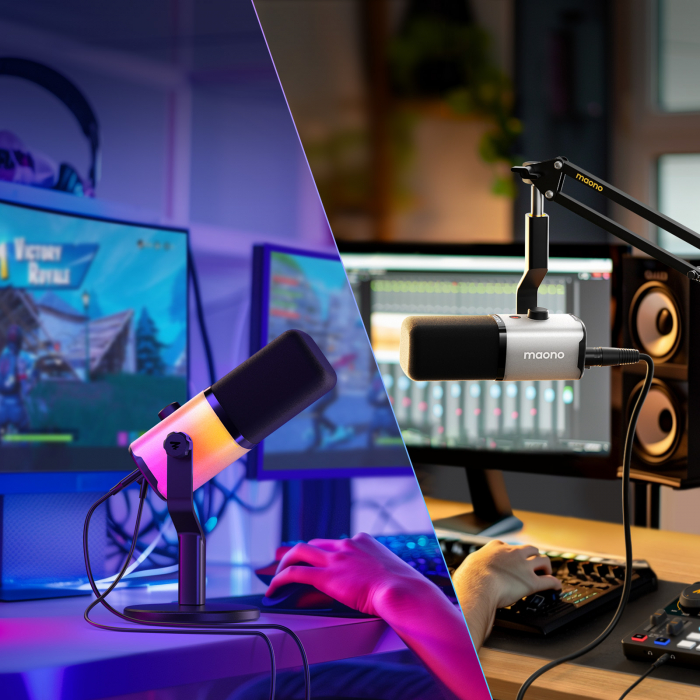 Maono PD100X RGB USB/XLR microfon dinamic pentru streaming [16]