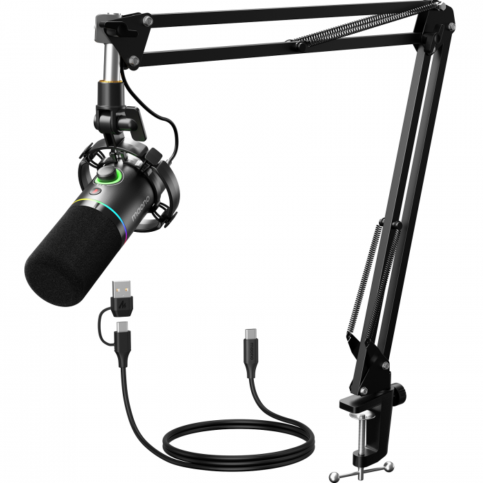 Maono PD200XS USB/XLR set microfon dinamic si brat tip boom [2]