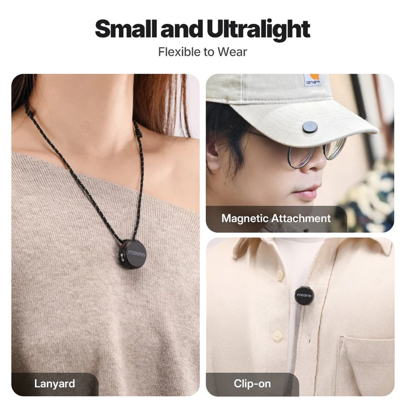 Maono T5 WM650 A2 set microfoane wireless tip lavaliera pentru camere video [6]