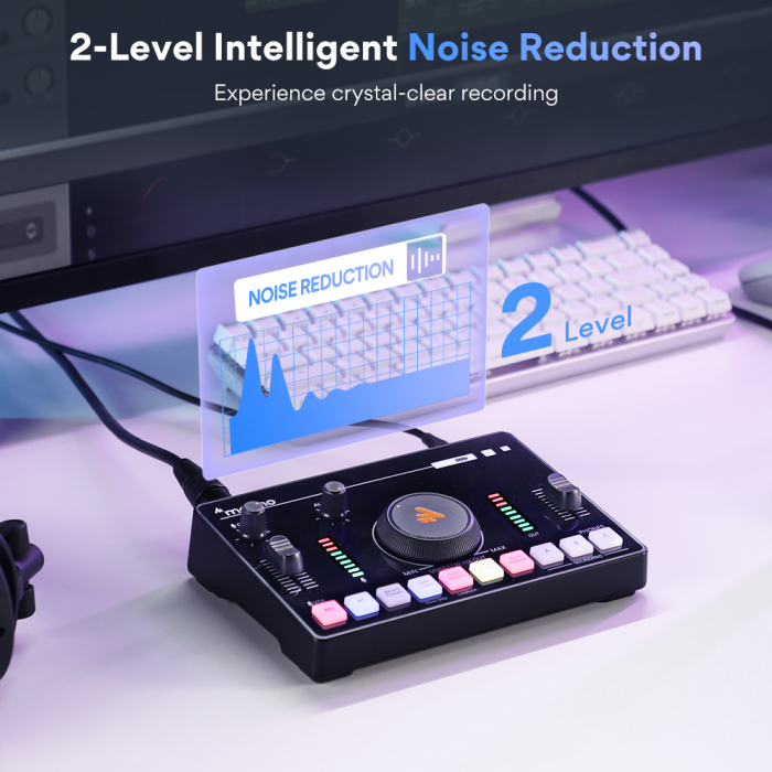 Maonocaster AMC2 NEO Mixer audio Portabil pentru Streaming si Podcasting [6]