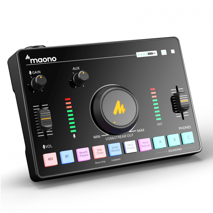 Maonocaster AMC2 NEO Mixer audio Portabil pentru Streaming si Podcasting [2]