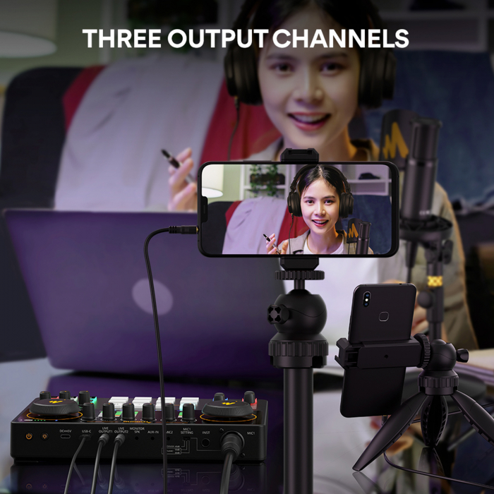 Maonocaster AME2 interfata audio pentru studio streaming si podcast [6]