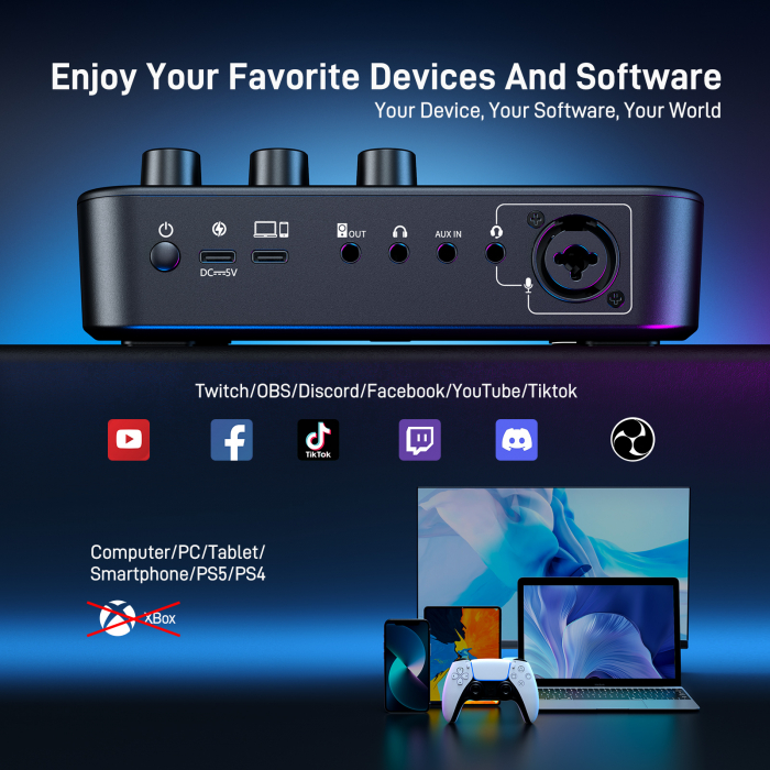 Maonocaster G1 NEO mixer audio streaming [3]