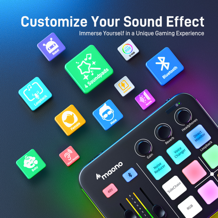 Maonocaster G1 NEO mixer audio streaming [6]