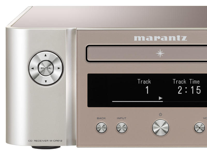 Marantz M-CR612 Amplituner Hi-Fi cu CD Bluetooth si USB player Argintiu [3]