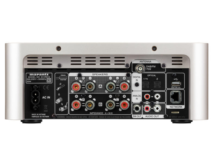 Marantz M-CR612 Amplituner Hi-Fi cu CD Bluetooth si USB player Argintiu [6]