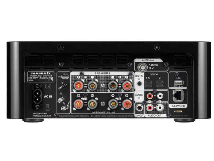 Marantz M-CR612 Amplituner Hi-Fi cu CD Bluetooth si USB player Negru [6]