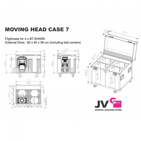 Case Briteq MOVING HEAD CASE 7 [4]