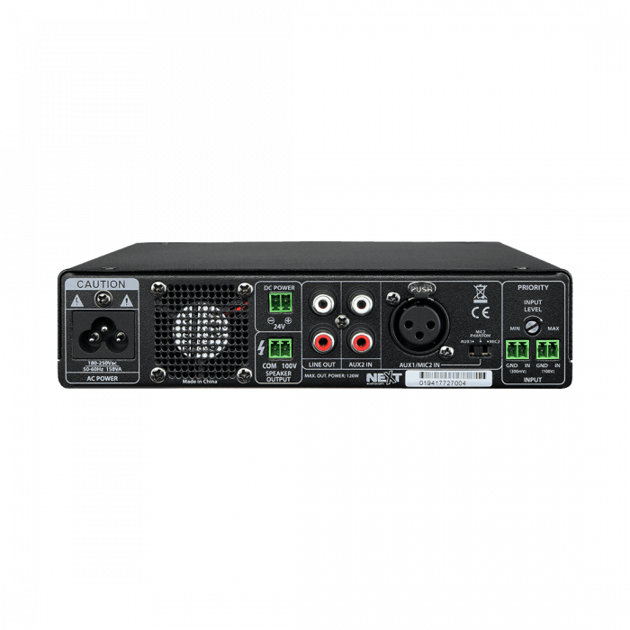 Next Audiocom MX120 Mixer și Amplificator cu Bluetooth 5.0 și telecomandă [2]