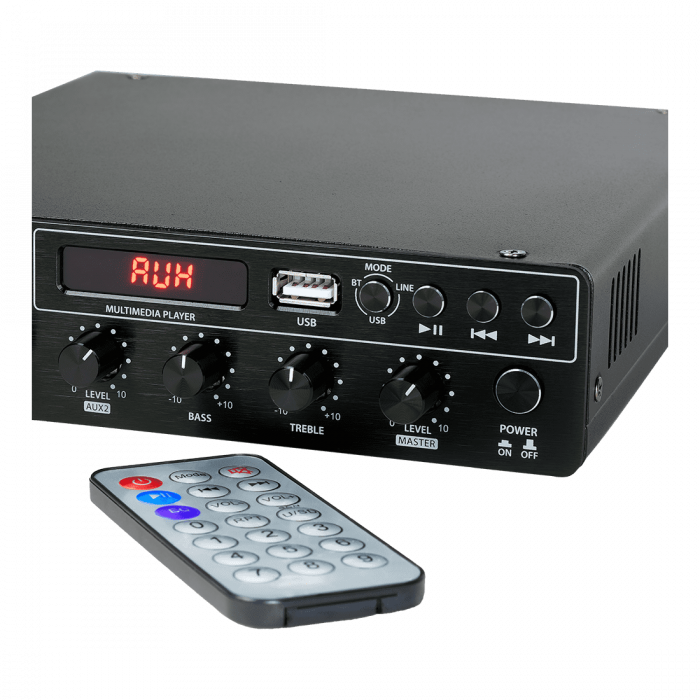 Next Audiocom MX120 Mixer și Amplificator cu Bluetooth 5.0 și telecomandă [5]