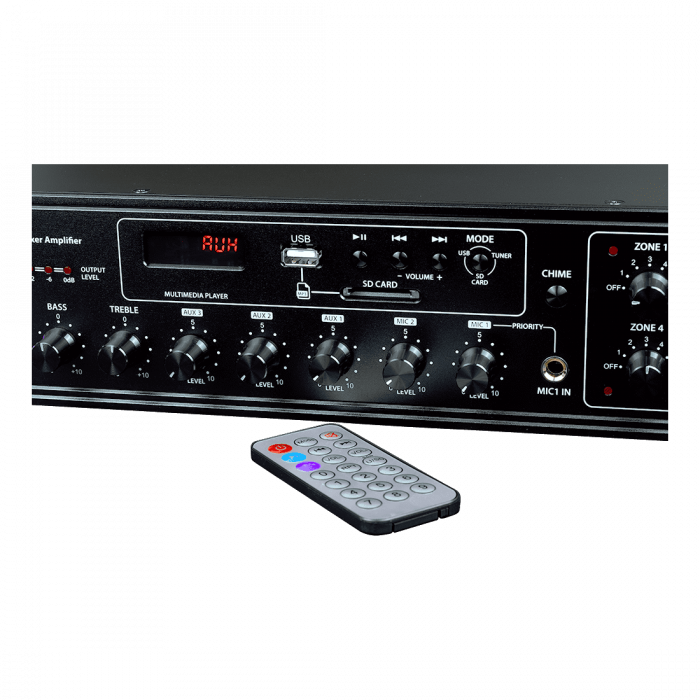Next Audiocom MX350 Mixer și Amplificator de linie cu 6 zone și telecomandă [2]
