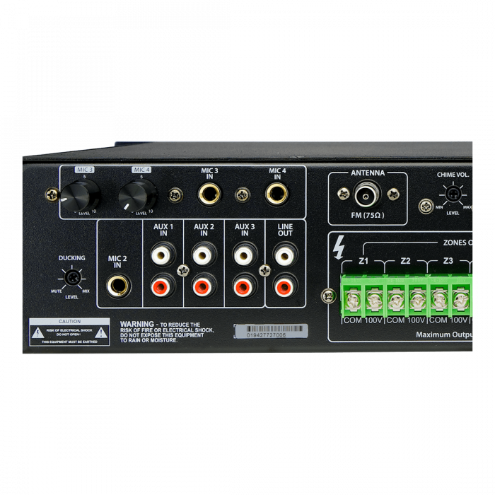 Next Audiocom MX350 Mixer și Amplificator de linie cu 6 zone și telecomandă [5]