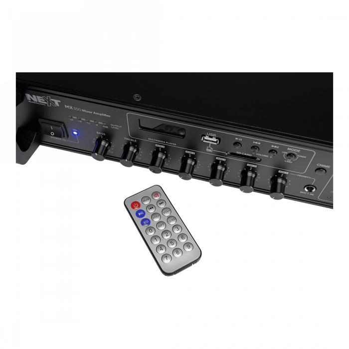 Next Audiocom MX350 Mixer și Amplificator de linie cu 6 zone și telecomandă [8]