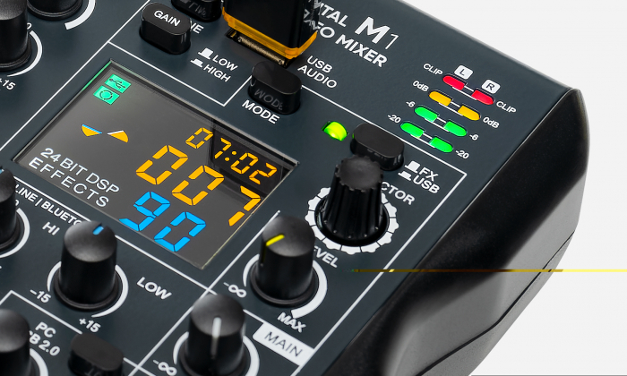 Next Audiocom M1 Mixer digital 4 Canale cu player USB si Bluetooth [4]
