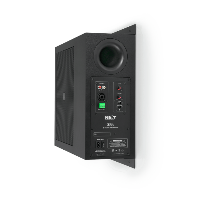 Next Audiocom S8A subwoofer activ 120W cu prindere de perete sau tavan [3]