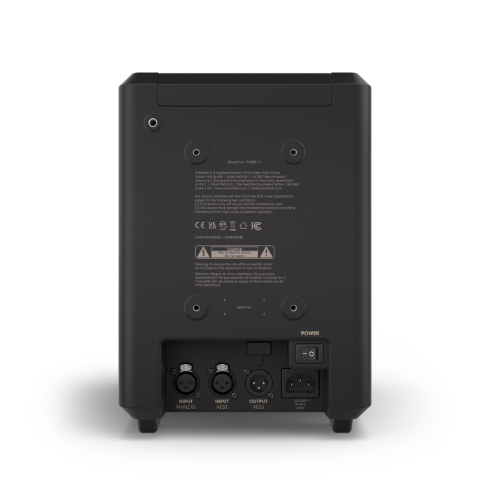 Palmer ORBIT 11 monitor studio activ 3 căi coaxial, 2x8”, 1000W, 28Hz–28kHz, AES3 [4]