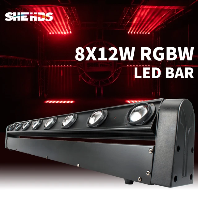 SHEHDS LED Beam bar 8x12W RGBW [5]