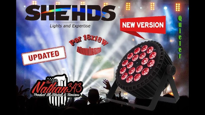 SHEHDS LED Flat Par 18x18W RGBW [3]