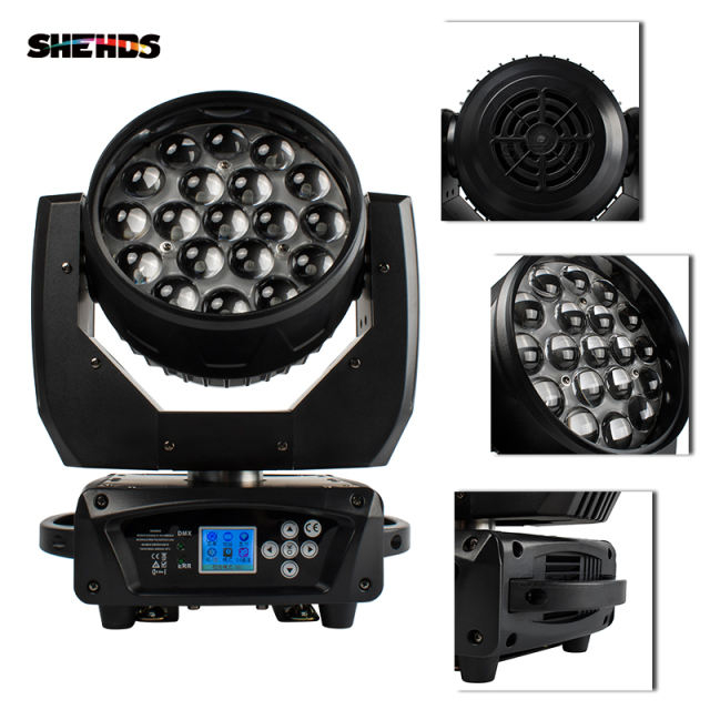 SHEHDS LED moving head wash 19x15W RGBW [5]