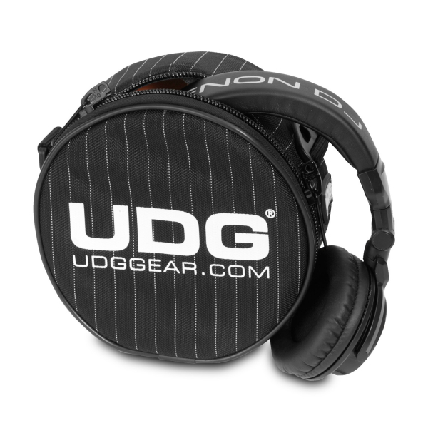 UDG Ultimate Headphone Bag Black/Grey Stripe [2]
