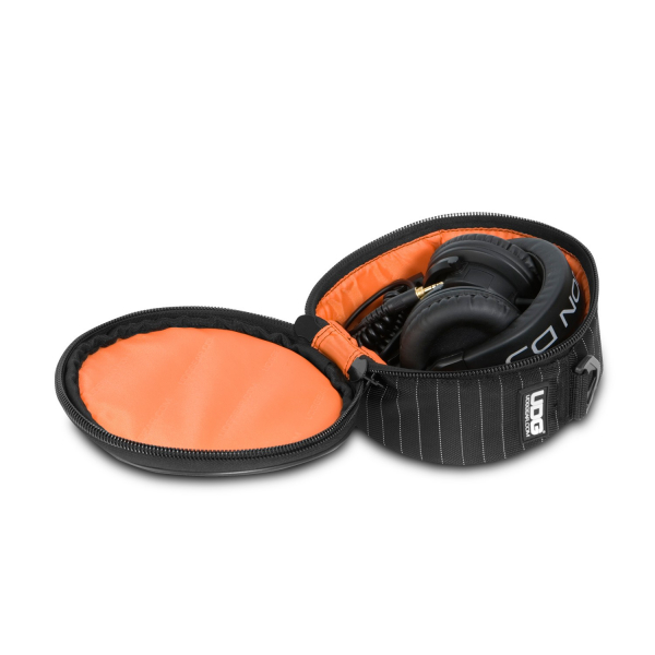 UDG Ultimate Headphone Bag Black/Grey Stripe [4]