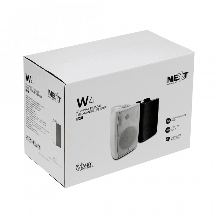 Next Audiocom W4 set boxe de perete pentru interioare sau terase acoperite [3]