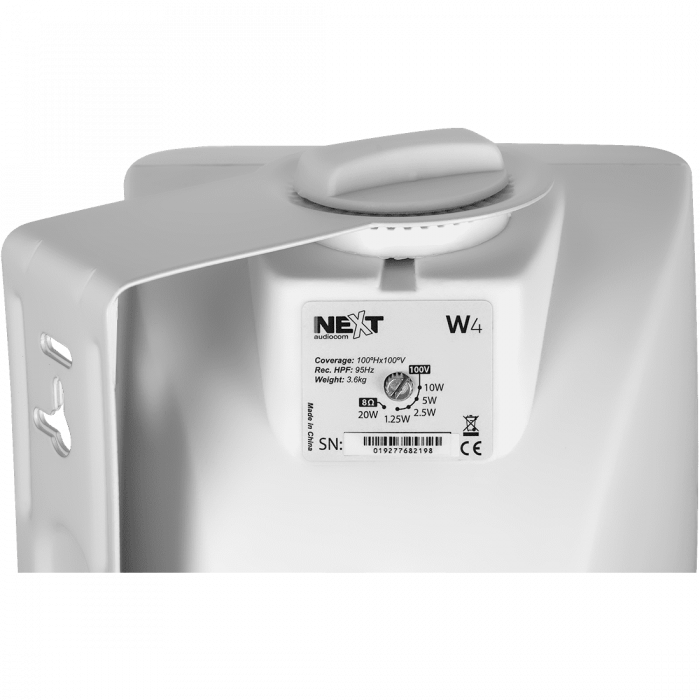 Next Audiocom W4 set boxe de perete pentru interioare sau terase acoperite [5]