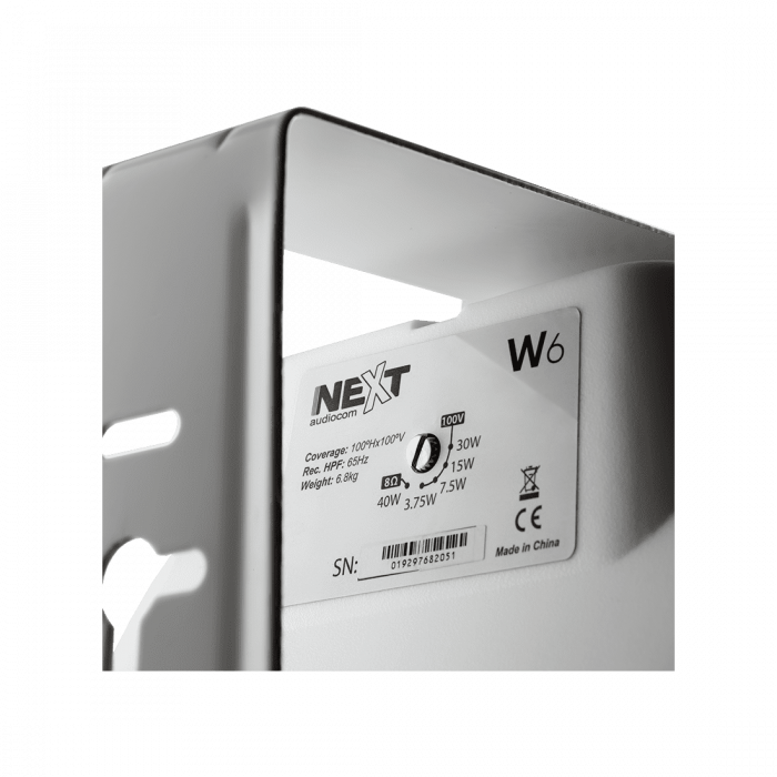 Next Audiocom W6 set boxe de perete pentru interioare sau terase acoperite [3]