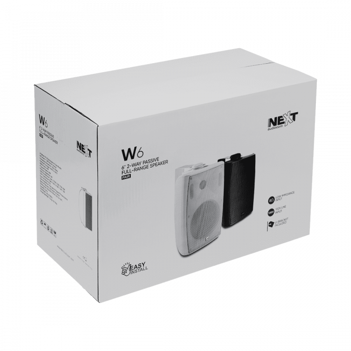 Next Audiocom W6 set boxe de perete pentru interioare sau terase acoperite [2]