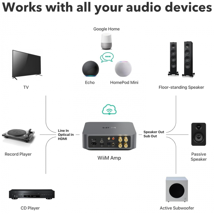 Wiim Amp Amplificator si Streamer 2x 60W Hi-Res [6]