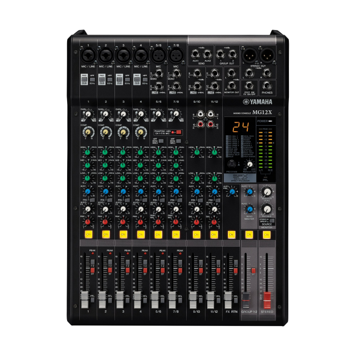 Yamaha MG12X mixer analogic 12 canale, 6 intrări Mic, 24 efecte SPX, 2 AUX [3]