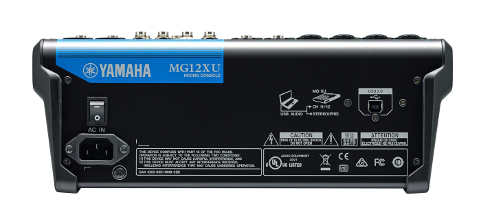 Yamaha MG12XU mixer analogic 12 canale, USB 24-bit/192kHz, 24 efecte SPX [4]
