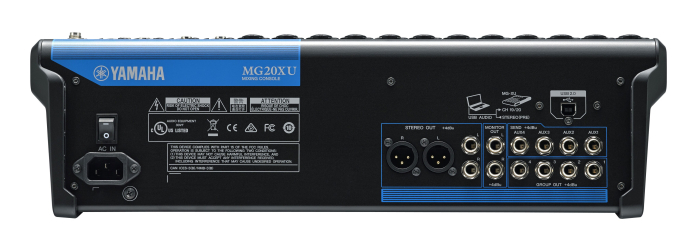 Yamaha MG20XU mixer analogic 20 canale, USB 24-bit/192kHz, 24 efecte SPX [4]