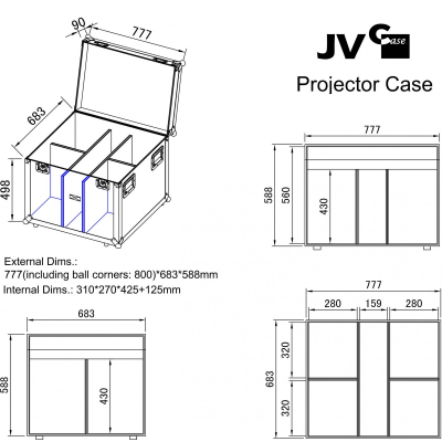 Case Briteq PROJECTOR CASE [4]
