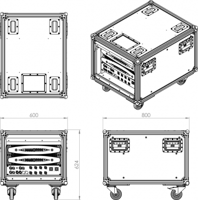4-Channel Power Rack Amplifier NEXT N-RAK20 [2]