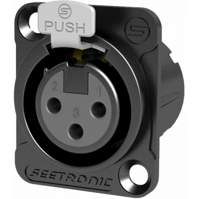 CABLURI & CONECTORI - Mufa XRL pannel Seetronic SETMK3F2CB