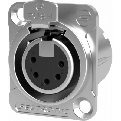 CABLURI & CONECTORI - Mufa XRL pannel Seetronic SETMK5F2CS