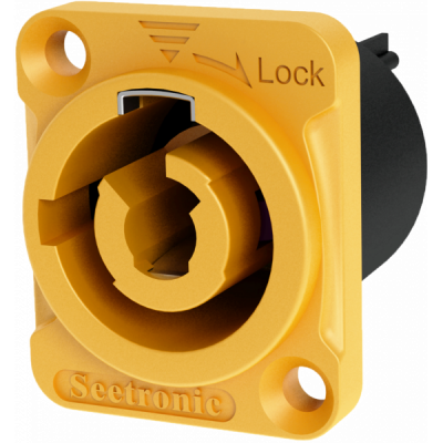CABLURI & CONECTORI - Seetronic Mufa Speakon IP pannel de curent SAC3MPANW