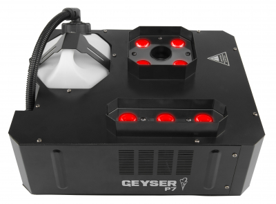 100% True Wireless - CHAUVET DJ Geyser P7 Masina de ceata cu jet vertical si 7 LED de 9W RGBA+UV