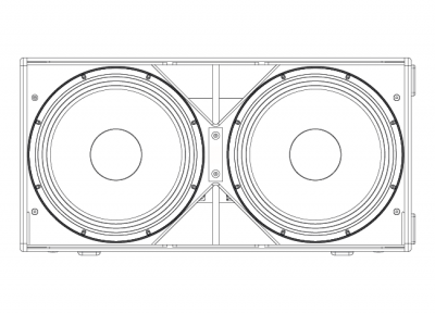 NEXT Proaudio LAs418A Active Double Bass Reflex Subwoofer [1]