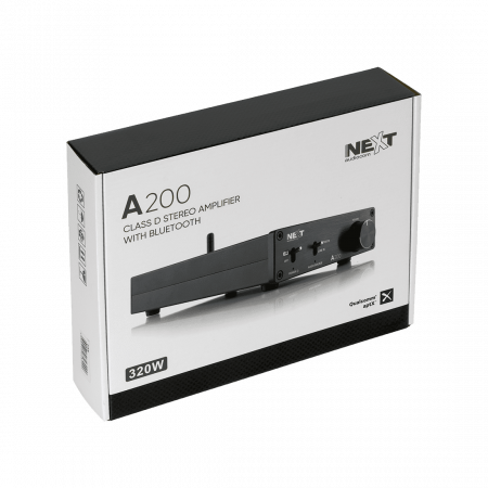 Next Audiocom A200 Amplificator stereo 2x100W clasa D cu Bluetooth [1]