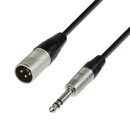 Cablu semnal echipat - Adam Hall 4 STAR BMV 0500 cablu balansat XLR male – TRS 6.3mm Rean, 5m