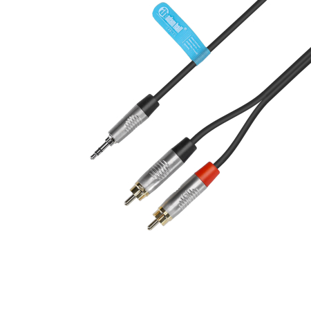 Cablu semnal echipat - Adam Hall 4 STAR YWCC 0150 cablu Mini Jack 3.5mm – 2 RCA Rean, 1.5m