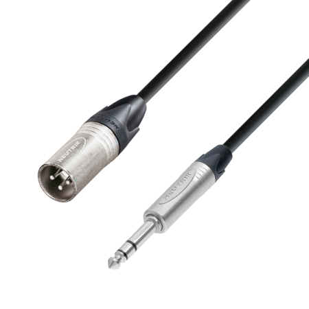 Cablu semnal echipat - Adam Hall 5 STAR BMV 0300 cablu balansat XLR male – TRS 6.3mm Neutrik, 3m