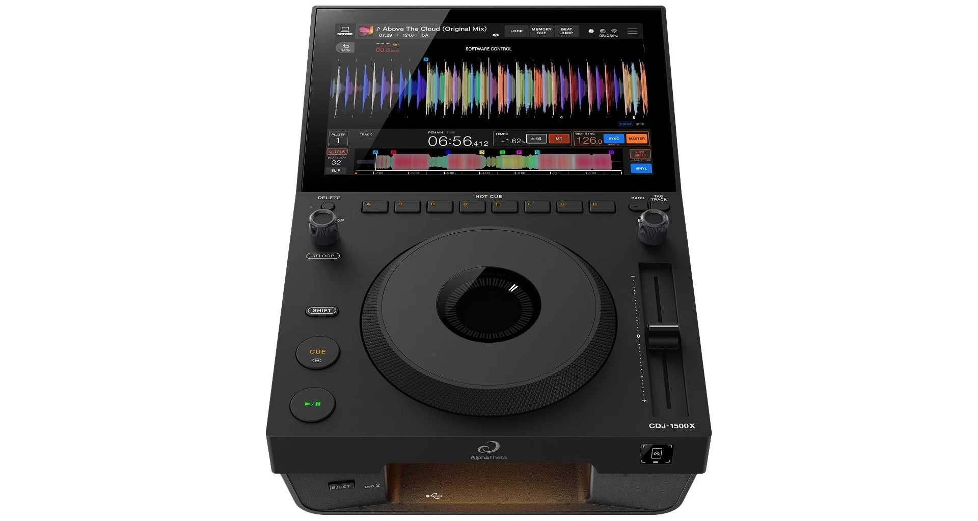 CD/Media playere - Alphatheta CDJ-1500X player DJ profesional compact