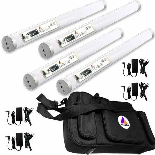 Bare LED - Astera Helios LED set de 4 tuburi cu geaanta si accesorii