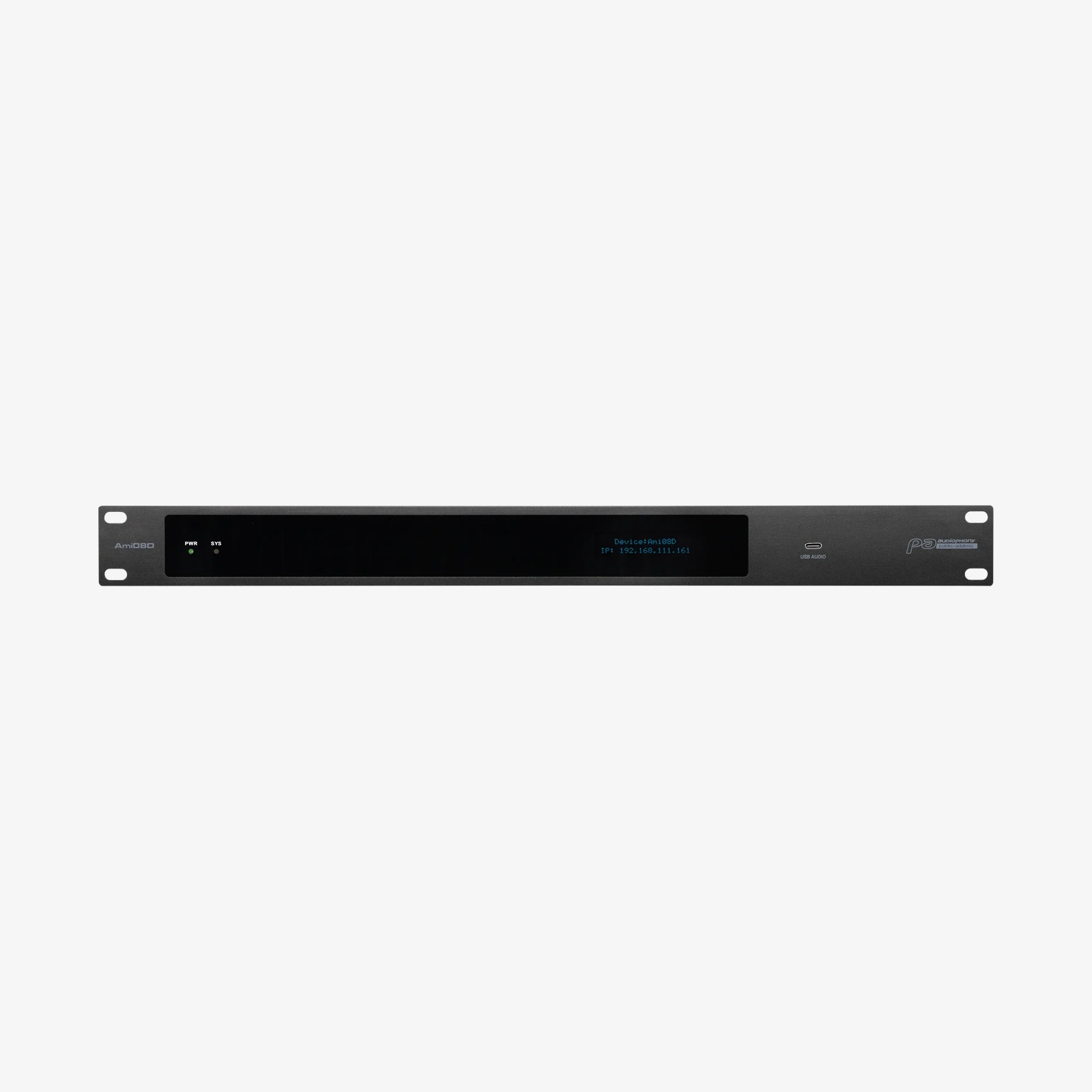Amplificatoare/Procesoare Digitale - Audiophony Ami08D matrice audio 8x8 DSP cu Dante 8x8, Dual Network, GPIO, rack 19” 1U